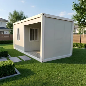 Expandable Prefabricated Garage Luxury Container House Workshop Portable Metal Car Shelter Shed