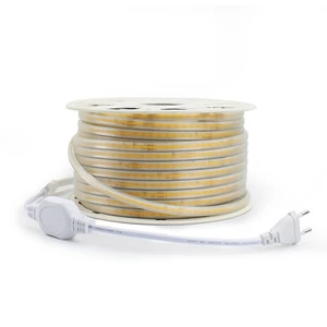 AC110V 220V COB LED Strip Light IP67 50m/roll 3000K 4000K 6500K Flexible Plug-and-play Outdoor Building Contour Lighting