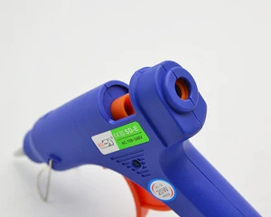 20W Electric DIY Non-toxic Hot Melt Glue Gun Copper Heater Temperature Control for Plastic/Wood/Ceramic Bonding 3-Year Glue