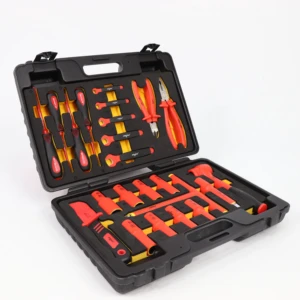 Insulated Tool Set for Electrical Worker Auto Repair Electrician VDE 1000V Ratchet Socket Screwdriver Wrench Plier Knife