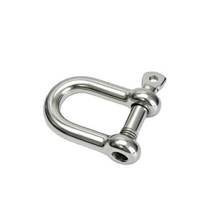 Marine Grade Stainless Steel 304 316 D Shackle Dee Shackle with Screw Pin for Boat Rigging Hardware
