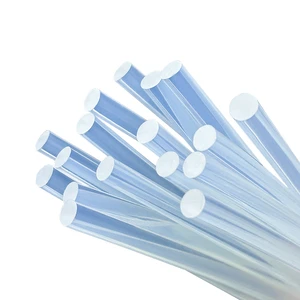 Translucent 7mm*300mm Hot Melt Glue Sticks For Construction Packing Woodworking Manufactured With EVA Hot Glue Gun Compatible