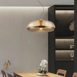 Customized Manufacturers Customized Manufacturers Factory Wholesale Modern Style Glass Iron Led Pendant Lamp For Home Decor Lighting Indoor Hotel Kitchen Pendant Light