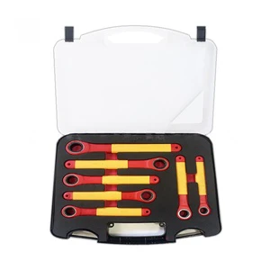 Powerlift VDE029 Insulation Kit 7 Auto Repair Tools OEM Hard Case Electrician Tool Set for Car Household Electrical Maintenance
