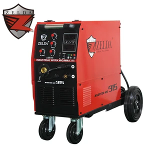 Industrial Carbon Steel Mig Welders 300 Amp Mig Welding Machine Gas and Gasless Inverter Mig Welding Machine