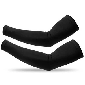 Ice Silk Arm Sleeves Men and Women's Cooling and Heating Arm Sleeves Spandex and Silk Sets for Outdoor Cycle Use for Adults