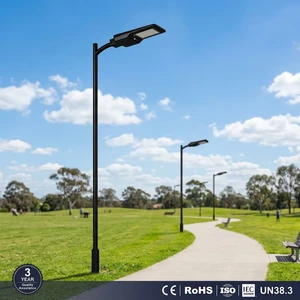 CE Certificated Commercial Decorative Solar Street Garden Light IP65 Waterproof Outdoor LED Lamp with Motion Sensor