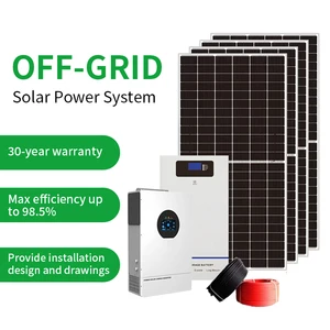 5KW Solar Off Grid System Complete Kit Discount Bulk Price Photovoltaic Power Generation Storage Solution OEM ODM Provider