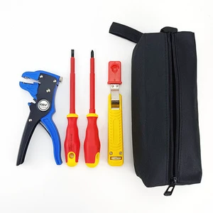 Hardware Tool Set 4-piece Chrome Vanadium Steel Insulated Screwdriver Professional Electrician Tool Kit Sets