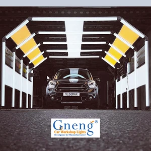 High CRI Light Tunnels for the Car Coating Polishing With the Drawing Design Car Detailing Lights Car Wash Tunnel