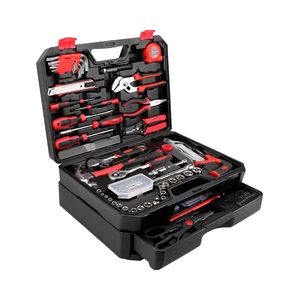 325-Piece Carbon Steel Home & Auto Repair Tool Kit with Toolbox Storage Case for Homeowner DIYer Handyman