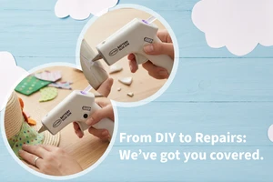 Cordless Rechargeable Electric Glue Gun 10W Lithium Battery Powered Hot Melt Adhesive Gun For Home Use