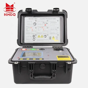 0.5kV, 1kV, 2.5kV, 5kV, 10kV Adjustable Insulation Resistance Tester Megohmmeter