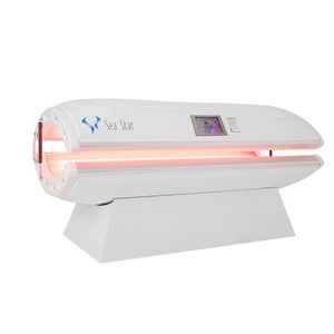 OEM/ODM Spa Collagen Tanning Bed Full Body Contouring Red Light Spa Capsule Infrared LED Red Light Therapy Bed Pulse