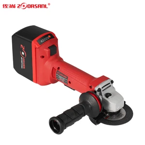 Lithium Battery Powered Angle Grinder ZSJM-3605 Cutting Machine Polishing Machine Electrician's Speed Control