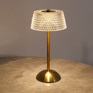 Good Quality Rechargeable USB Touch Acrylic Cup Lampshade Decorative LED Desk Light Bar Restaurant Atmosphere Table Lamp