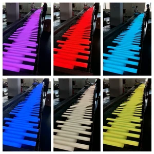 Waterproof Aluminum Alloy Architectural Building Facade Lighting Contour Light DMX512 RGB RGBW Led Wall Washer Linear Light