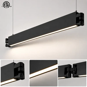 ETL Listed Architectural LED Linear Light Ultra Slim Seamless Connection up Down Suspended Surface Mounted Fixture