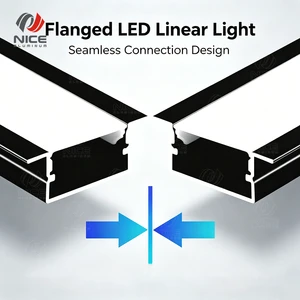 LED Channel For Stairs Indoor 6000 Series Alloy Profile IP67 Waterproof Cove Lighting Decorations