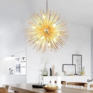 Modern Luxury Nordic Dining Living Room Bedroom Home Decoration Led Ball Shape Chandelier Pendant Light Firework Lamp Fixture