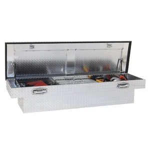 Aluminum Alloy Rugged Truck Toolbox Metal Tool Storage Box