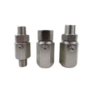4fen Hydraulic Rotary Joint High-Pressure Swivels 360-Degree Rotary Pipe Winder Logging Machine Universal Tubing Joint