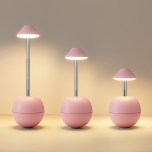 Modern Tumbler Weight Design RGB Night Lights USB Rechargeable Height Adjustable Touch Desk Lamp Bedroom Bedside LED Table Lamp