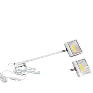 Long Arm Spotlight Art Exhibition Advertising 30W 50W 70W COB Shovel Lamp LED Light Source Board Pole Lamp IP65 Rated 2700K Warm