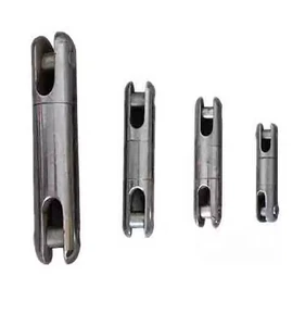 Steel Silver Swivel Connector Articulated Joint Stringing Tool Anti-Twisted Rotary Connector for Power Overhead Conductor