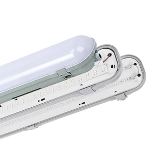 High Quality Triproof Fixture OS Series IP65 DF0.9 Single Double End Wiring IC Driver LED Linear Fixture Tri-proof Fixture