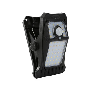 45LED Waterproof Solar Motion Sensor Lights 3 Modes Cordless Spotlight Solar Clip Camping Light For Backyard,Garage, Garden