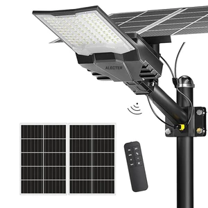 ALECTER APH-L27 Manufacturer Price 600W/800W/1000W Solar LED Street Lights Monocrystalline Silicon Solar Panel IP65 Waterproof