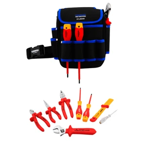 Finework 99LB011 11PCS 1000V VDE Insulated Tool Set Professional IEC Electrician Safety Kit