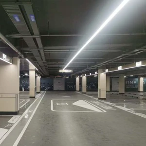 New 100mm Width Aluminum Modular Linear Light Fitting Endless Joint 2-in-1 Luminaire with Cable Tray Long Rectangle Shape