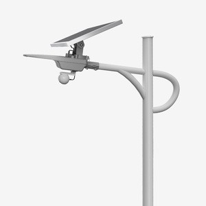 S02100 Solar LED Street Light 100W 360 Degree Adjustable Panel Custom and Microwave Sensing IP66 for Village Path or City Square