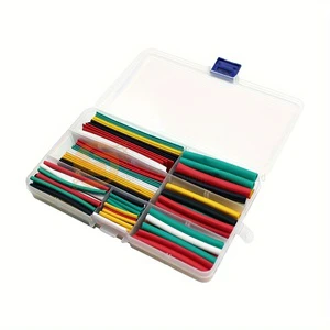 140pcs Heat Shrink Tubing Kit 2:1 Ratio 7 Size 1/8