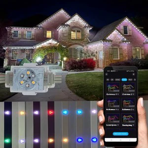 HRSYT Landscaping Lighting DC48V UL/CUL/CE Certified Point Lights Outdoor Waterproof IP68 Christmas Permanent Lighting Track