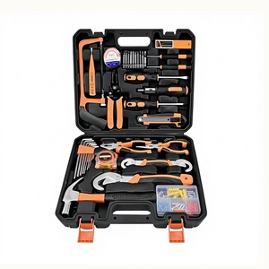 Carbon Steel Household Hardware Tool Set for Electrician Repair Multi-function Combination Toolbox