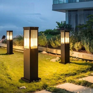 High-Brightness LED Solar Lawn Lamp Outdoor Courtyard Garden Landscape Waterproof IP65 Small Sizes Adjustable Color Temp
