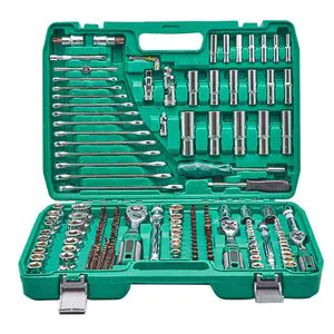 Industrial Grade 216-piece Household Car Repair Tool Set High Quality Multi-functional Auto Repair Hardware Tool Set
