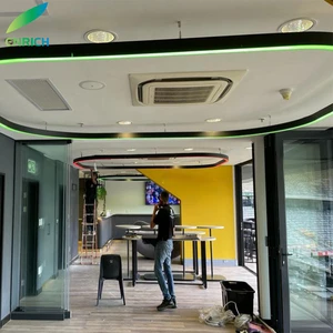 2ft 4ft 5ft 8ft Shop Lighting Seamless Connection Wall Mounted Suspended 60w Led Linear Lighting Anit-glare Shop Lamp