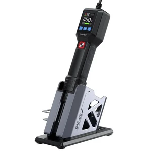 FNIRSI SAG-55 Smart Hot Air Gun 550W PID Temp Control 100-450℃ Magnetic Control Welding Repair Machine