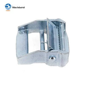 1'' Hidea Factory Cam Buckles Steel Zinc Plated High Strength Cam Ratchet Buckle Load Securing Buckles For Cargo Lashing Straps