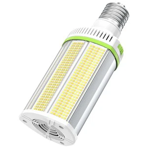 LED Horizontal Corn Bulb Light 120W/100W/80W 18000Lm E39/E26 Aluminum ETL Certified Large-area Lighting for Shopping Mall Gym