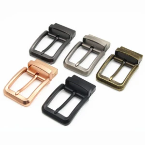 High Quality Fashion Custom Pin Belt Buckles Manufacturer Reversible Metal Men Belt Buckles