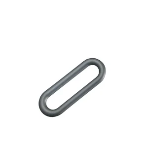 GL-16615 Customized Oval Shape Curtain Side Steel Buckles for Belt