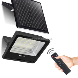 200w 120Lm/W Powered Solar Floodlight IP66 Waterproof 3000-8000K Recessed Lighting Sensor Solar Flood Light