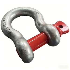 Heavy Duty European Type Steel Galvanized Forged Screw Pin Anchor Bow Lifting Marine Rigging Shackle 5/8 7/16 Mining