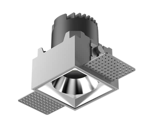 12W Cob Asymmetric Wall Washer square Spotlight Led Trimless Downlight