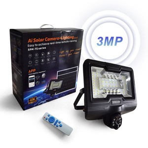 Solar Flood Light 600w with Camera and Protective Cover High Lumen Outdoor LED Lighting Projector Solar Camera Floodlight